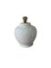 Pied de lampe vintage en céramique émaillée motifs écailles