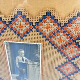 Photo frame with embroidery