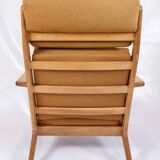 Armchair Model GE290a With High Back Made In Oak By Hans J. Wegner