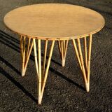 Rattan dining table