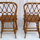 Pair of rattan chairs