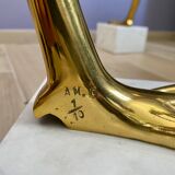 pair of Robert Thibier consoles stamped and numbered