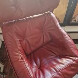 Pair of Luna armchairs and ottoman by Odd Knutsen, Scandinavian design