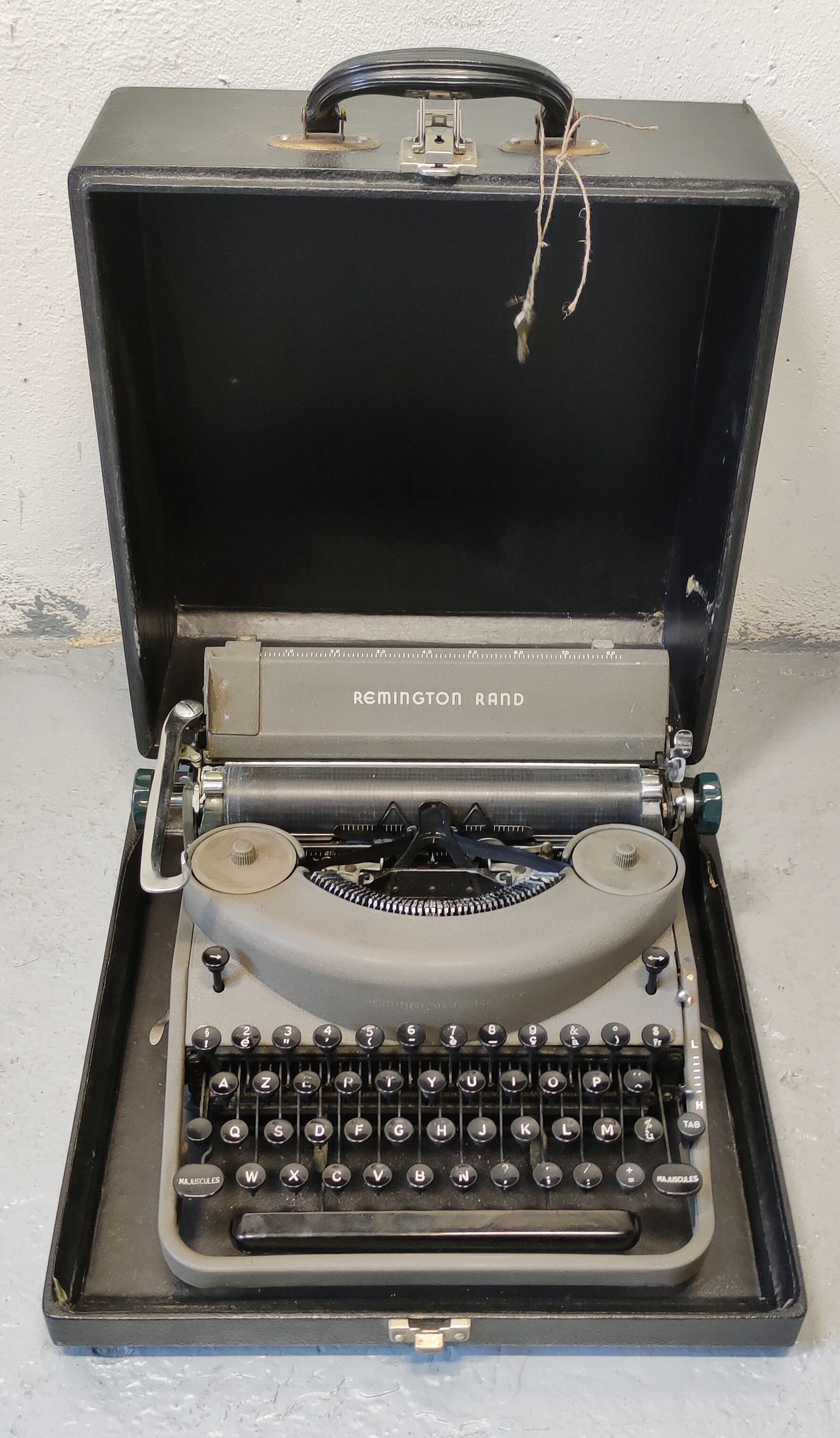 Typewriter remington noiseless band 40s 50s