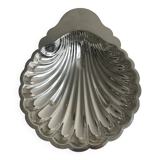 Large metal shell dish