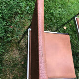 Skai and chrome chairs