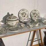 Sarreguemines earthenware table service