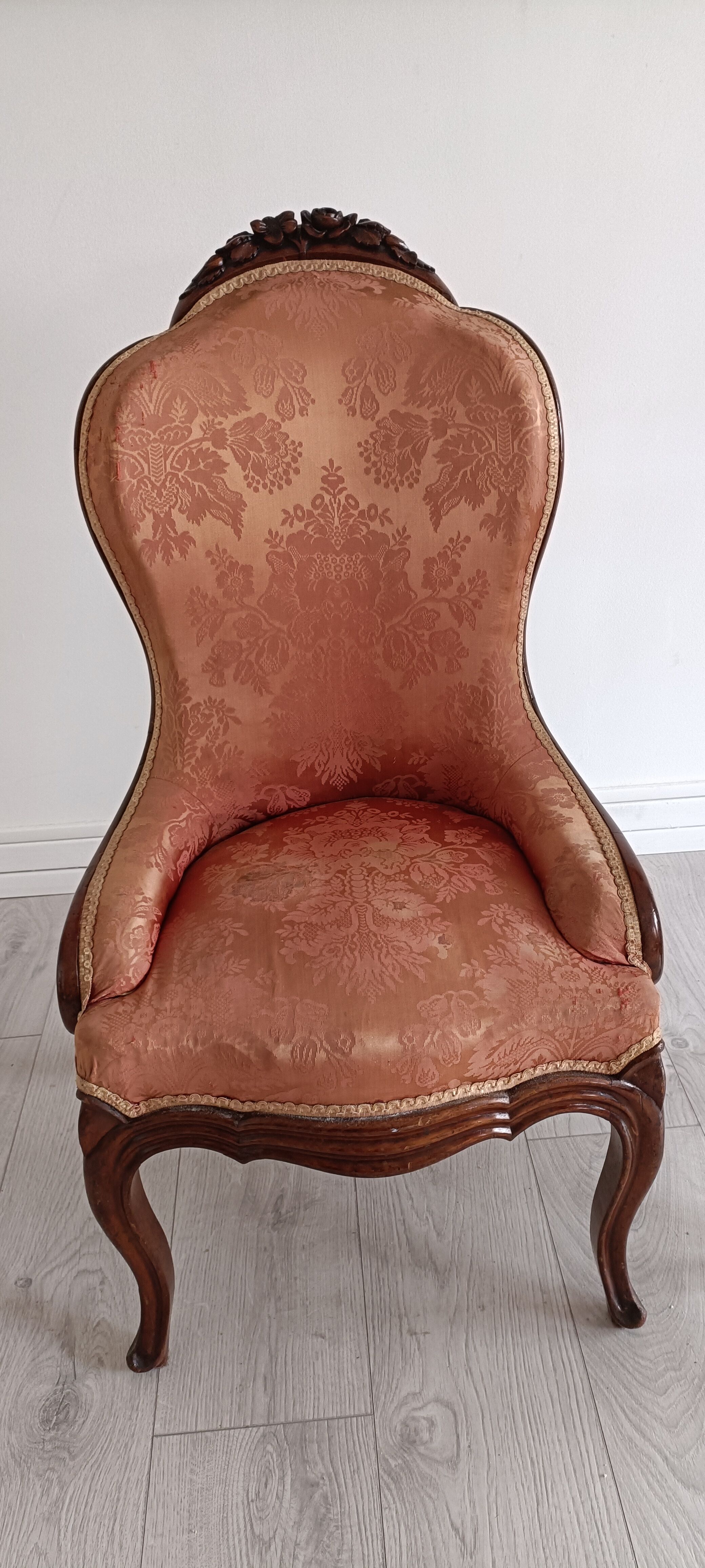 Paire de chaises Louis Philippe acajou