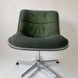 Chrome rotary chair