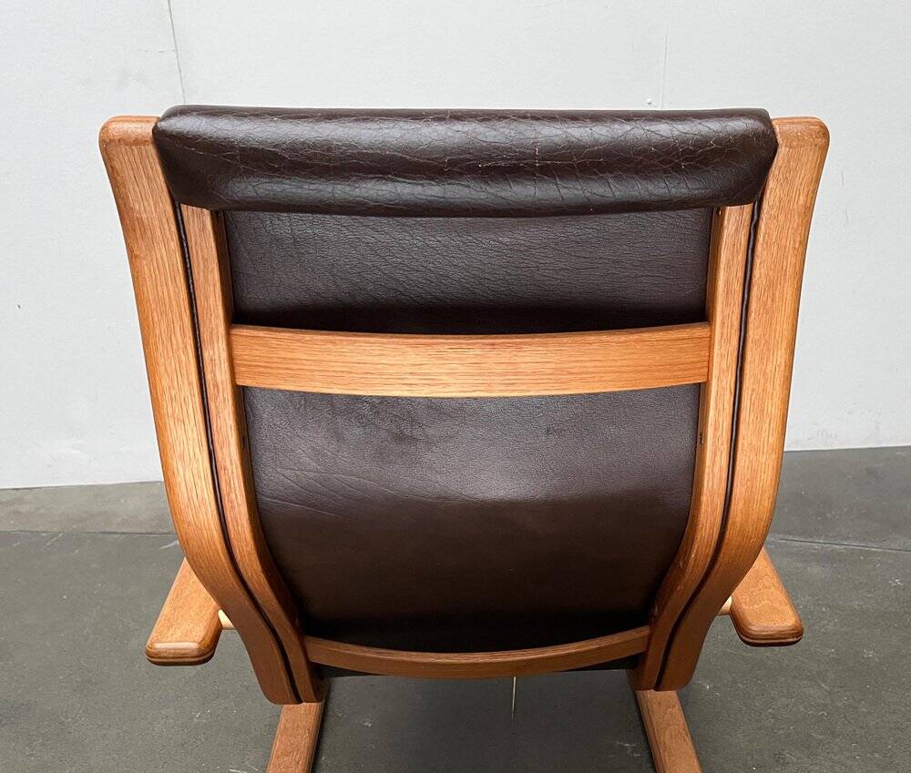Vintage Swedish armchair model Lamello in beech by Yngve Ekström for Swedese, 1970s.