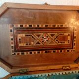 Wooden marquetry box inlaid mother-of-pearl spirit orientalism
