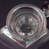 Vintage iridescent carafe