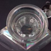 Vintage iridescent carafe