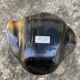 Tribal patterned horn bowl