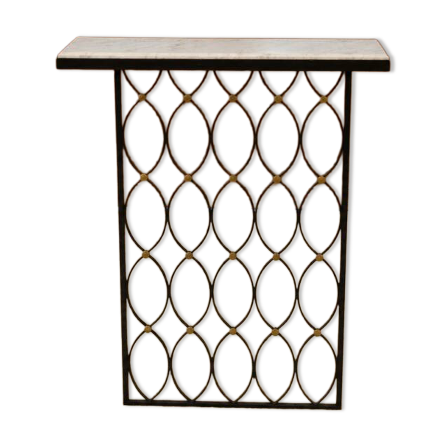 Modernist console in the style of Jean Royère 1960s.