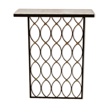 Modernist console in the style of Jean Royère 1960s.