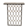 Modernist console in the style of Jean Royère 1960s.
