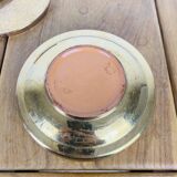 Vintage cracked golden ceramic box