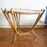 Nice rattan coffee table, vintage