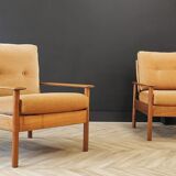 Two mid century armchairs vintage