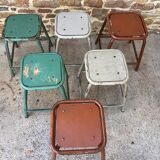 6 industrial stools
