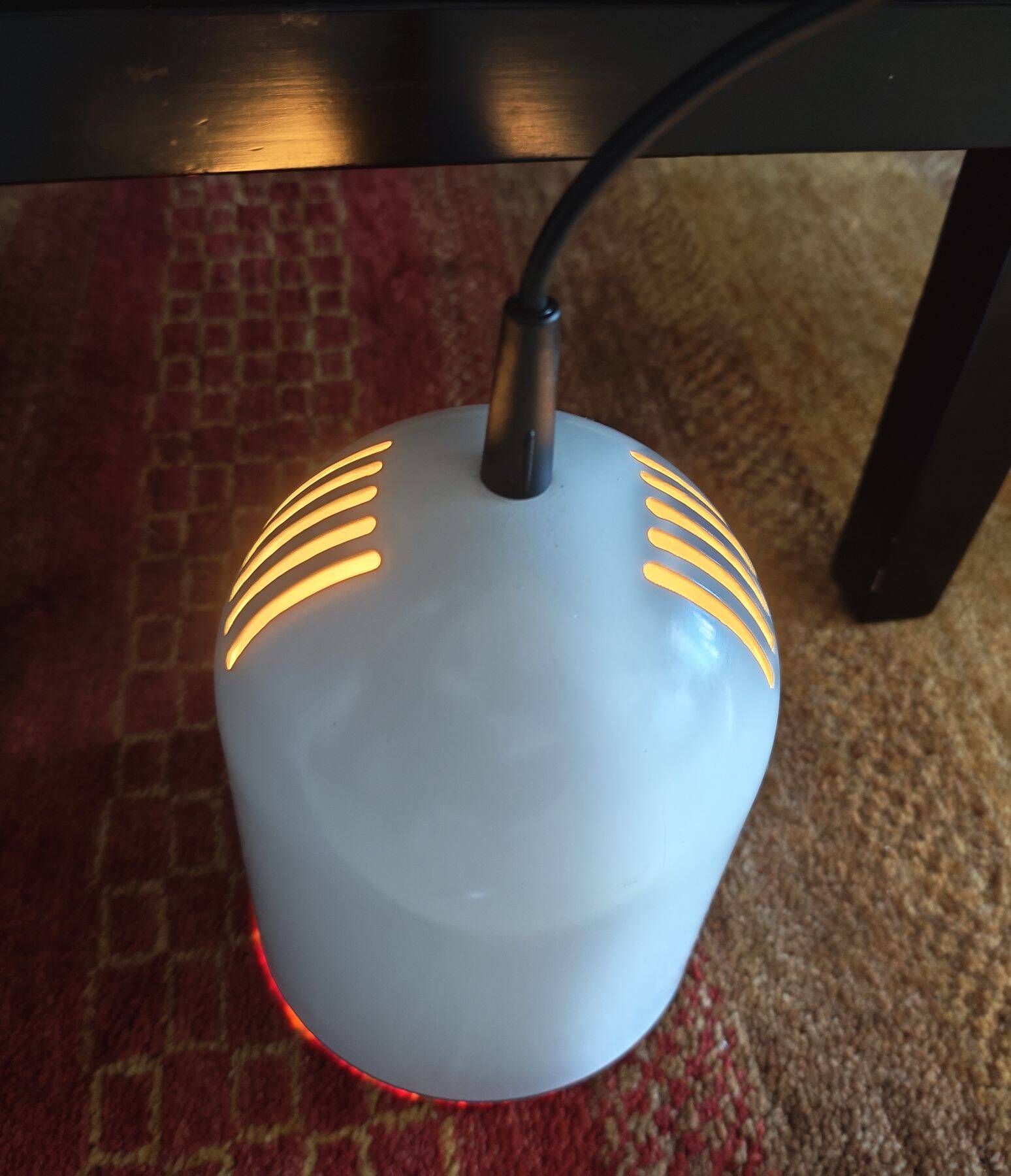 Vintage pendant light, Danish design, space age - 1970s