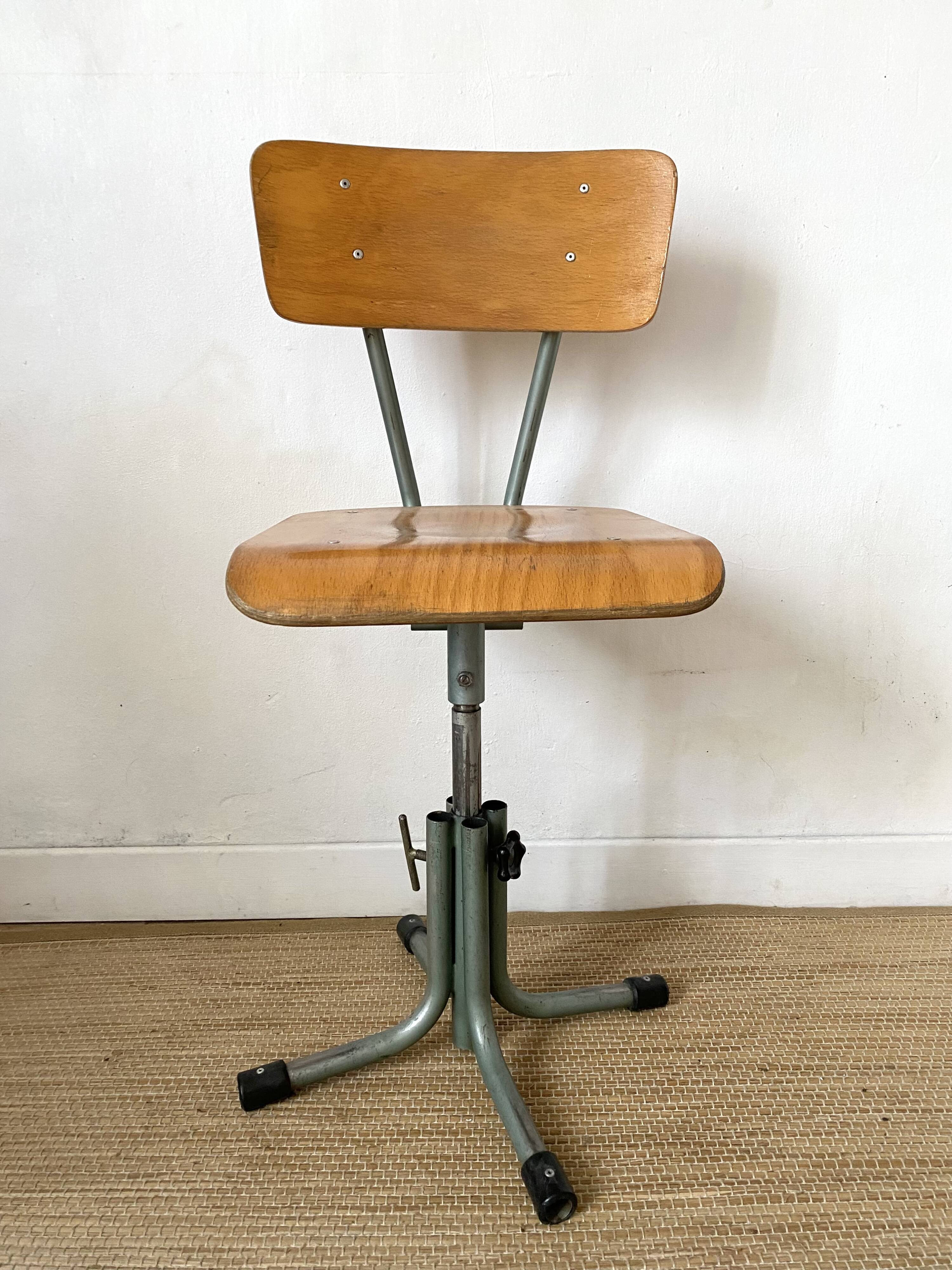 Industrial vintage workshop chair