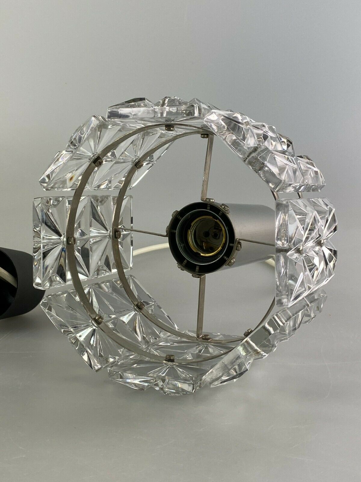 60s 70s ceiling lamp glass lamp light Kinkeldey Space Age 60s 70s