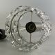 60s 70s ceiling lamp glass lamp light Kinkeldey Space Age 60s 70s