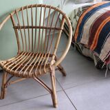 Small rattan armchair for children