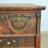 Folk art wedding chest, circa 1870