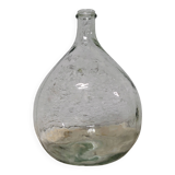 Clear glass demijohn