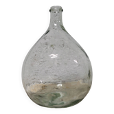 Clear glass demijohn
