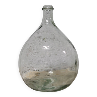 Dame Jeanne transparente en verre