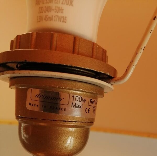 Lampe années 70 signée Louis Drimmer