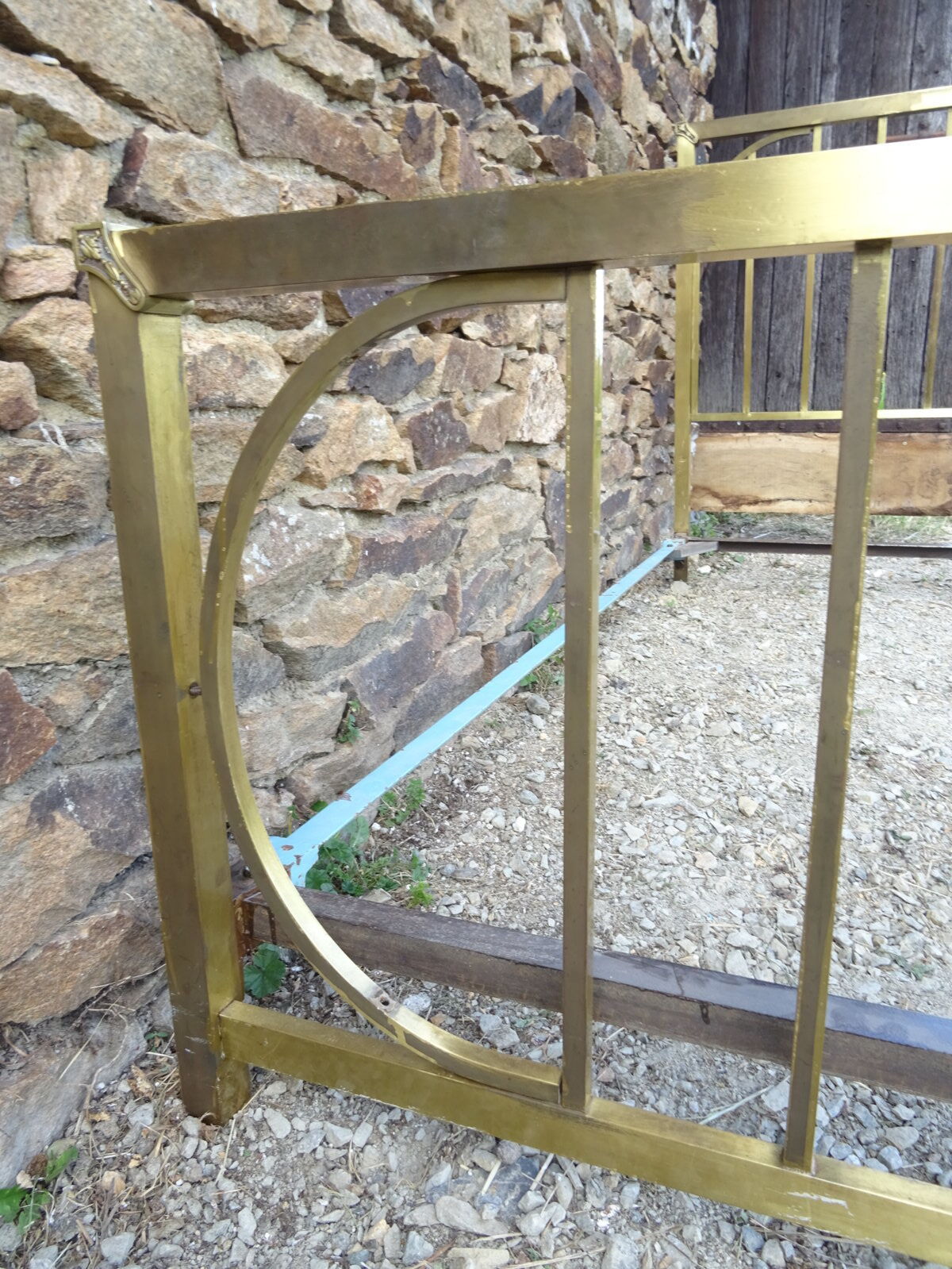 Antique brass bed in 140