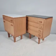 Nightstands by Frantisek Mezulanik, 1970s, Set of 2