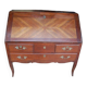 Bureau à pente d'époque Louis XVI en noyer du 18e siècle