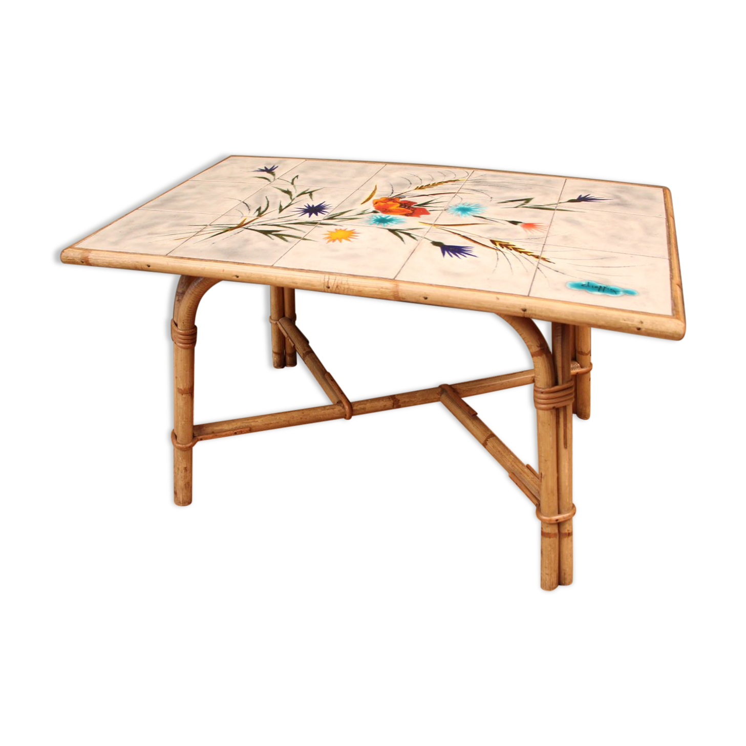 Chassin rattan coffee table