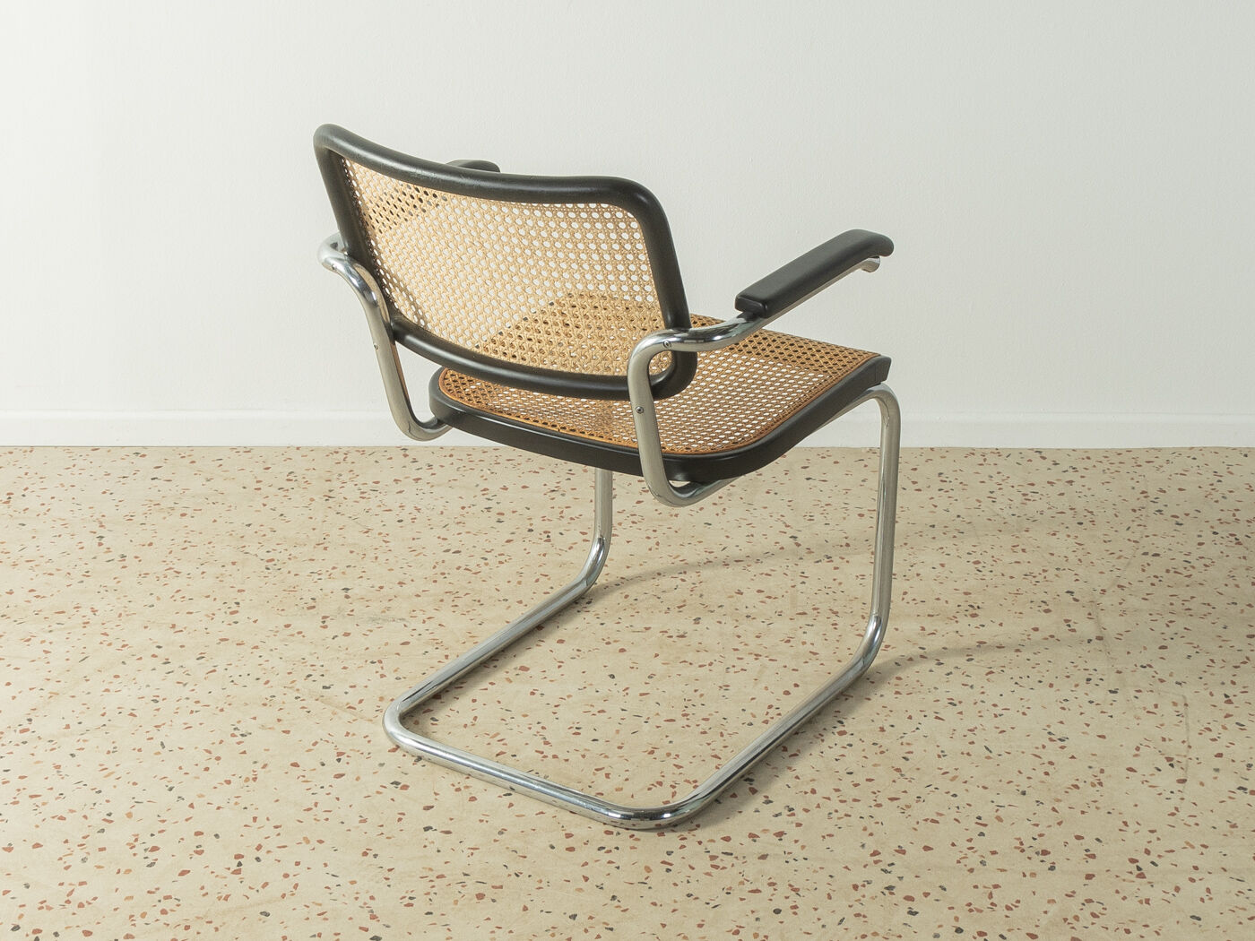 Tubular steel chair, model S 64, Marcel Breuer edition Thonet