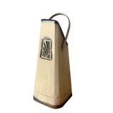 Art Deco coal bucket in enameled sheet metal