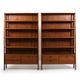 Pair of Conical Bookshelves by Poul M. Volther 1960s