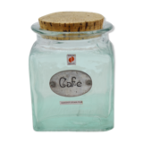 Vintage coffee jar with pure tin