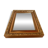 Gilded wooden beaded mirror