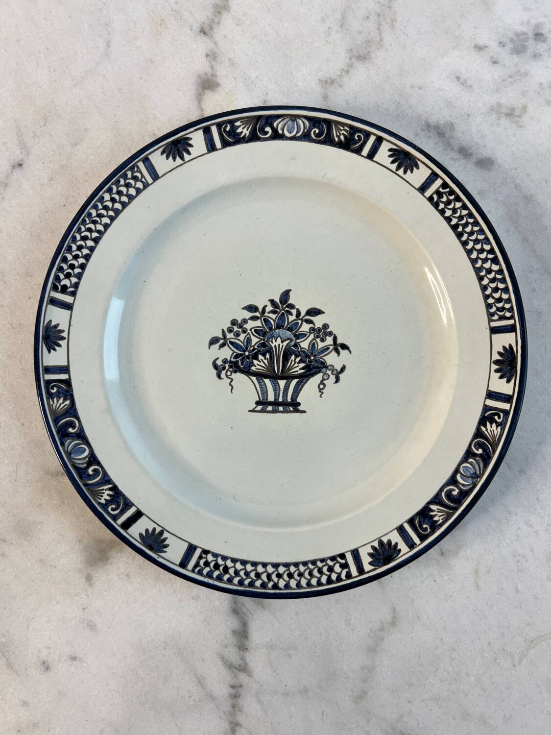 Hand-painted dinner plate