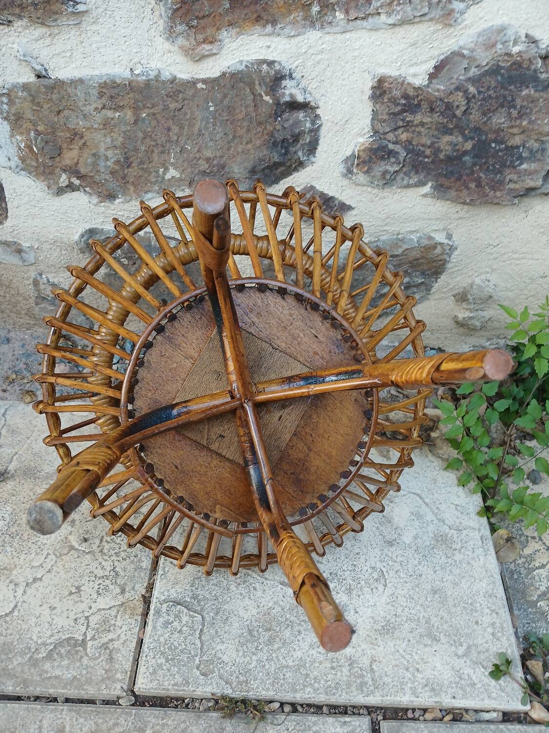 Panier à couture vintage