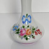 Hand-painted Limoges porcelain soliflore | Ribbon/Bow