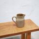 Vintage stoneware pitcher by the Digoin factory, France