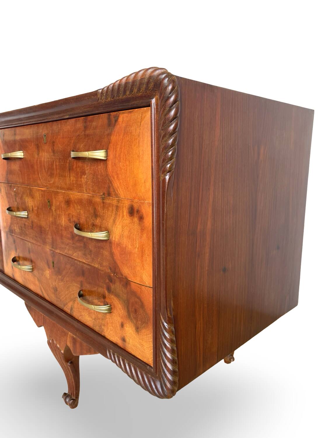An art deco Italian chest of drawers, Italy 1940s/1950s