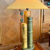Bamboo-style table lamp, François Chatain, 1990s